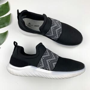 Clarks Cloudsteppers Nova Way Sneakers Black Slip On Comfort Shoes Women's 8.5